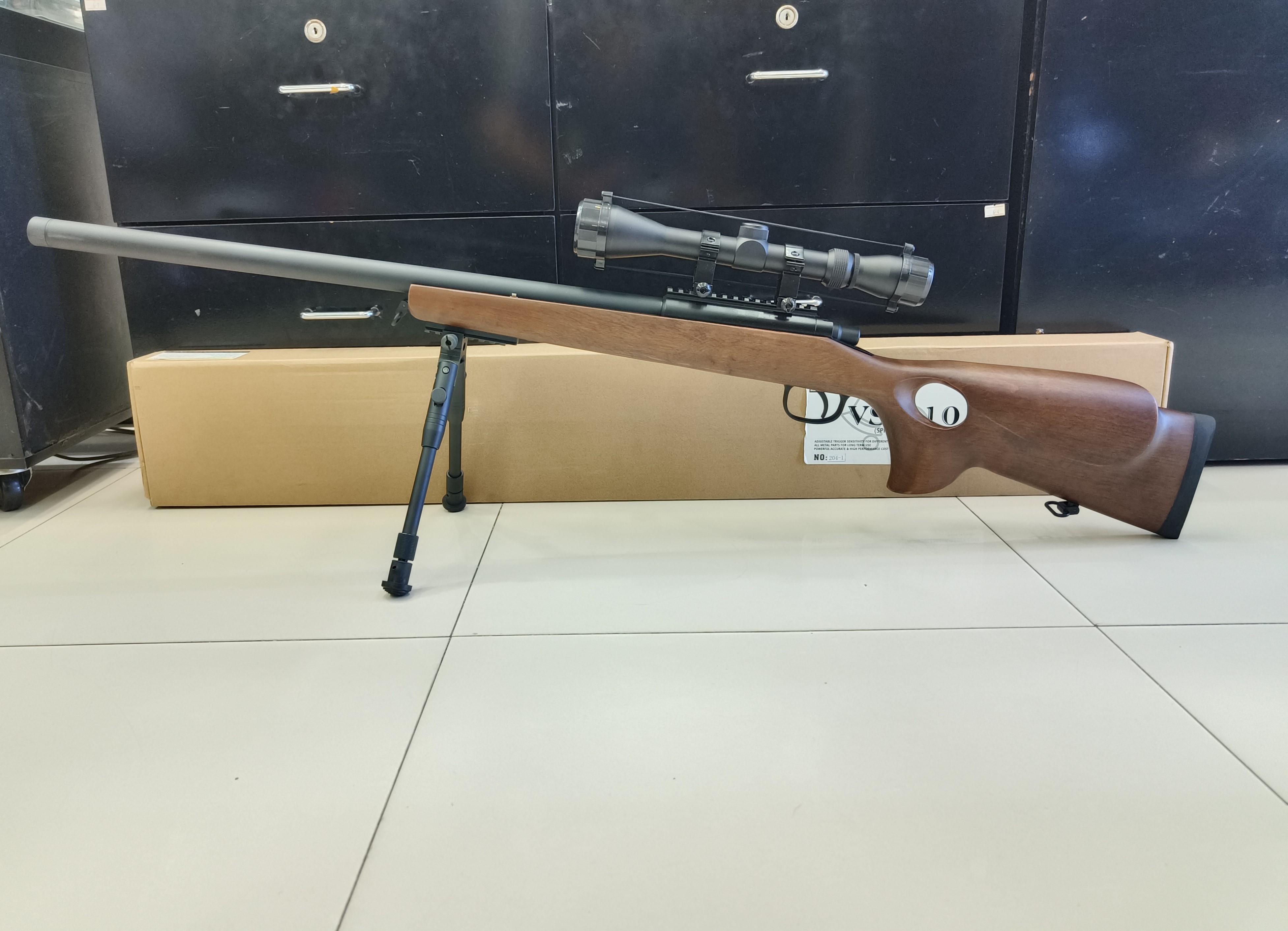 VSR-10 DB.204-1 ระบบสปริง ชักยิง ไม้แท้ - Double Bell