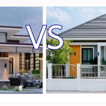 เปรียบเทียบข้อดี/ข้อเสียของ บ้านทรงโมเดิร์น กับบ้านทรงปั้นหยา
