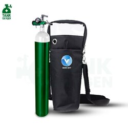 ถังออกซิเจนพกพา อลูมิเนียม อุปกรณ์พร้อมใช้งาน VennOxy 0.7 คิว [จัดส่งฟรี]