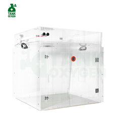 ตู้พักฟื้นสัตว์ ขนาด 60*60 cm. สำหรับให้ออกซิเจนสัตว์ และพ่นละอองยา (เฉพาะตู้พักฟื้น)