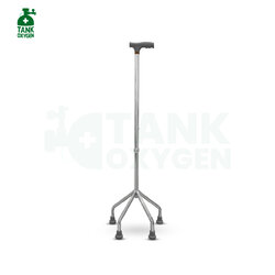 ไม้เท้าอลูมิเนียม 4 ขา (แบบหัวค้อน Four Point Cane)