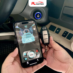 ปุ่มสตาร์ท รุ่นท็อป Bluetooth Nissan Navara 2017 NP 300