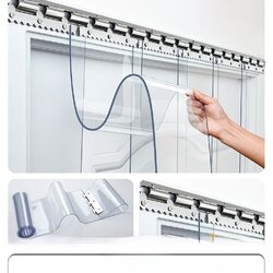 ชุดโปรโมชั้น ม่านริ้วพลาสติก PVC Strip Curtain – TLBs DIY ชุดสำเร็จรูป ติดตั้งได้เอง