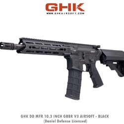 GHK M4 DD MFR 10.3 Inch V3 GBB Airsoft (ออเดอร์ล่วงหน้า)