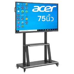 Acer DT753K D Interactive Touch Screen Display จอสัมผัสอัจฉริยะ 40จุด พร้อมกัน ขนาด 75 นิ้ว ความละเอียด 4K ที่มี Interactive Whiteboard (IWB) Feature ในตัว รองรับ Android 11