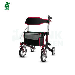 Rollator จากแบรนด์ Better รุ่น BT803L วอล์คเกอร์ 4 ล้อ อุปกรณ์ช่วยพยุงเดินและฝึกเดิน พร้อมที่นั่งในตัว รับประกันสินค้า 1 ปี