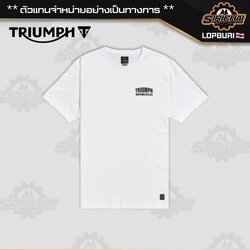 เสื้อยืด Triumph PIT STOP WHITE MTSS25130