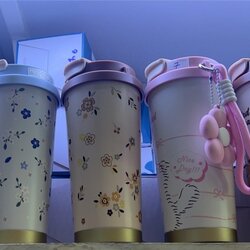 แก้วสแตนเลส Scribbled 520ml (สายหิ้ว)