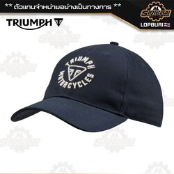 หมวกแก๊ป Triumph Scott Roundel Logo Navy Blue MCAS25207