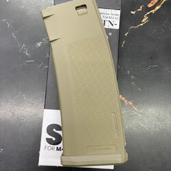 Magazine M4 Mid-Cap สีทราย (แม๊กสแตนด์-125นัด) - Specna Arms