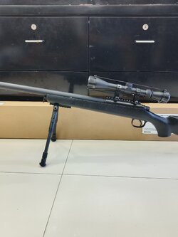 VSR-10 ระบบสปริงชักยิง สีดำ - Double Bell 201