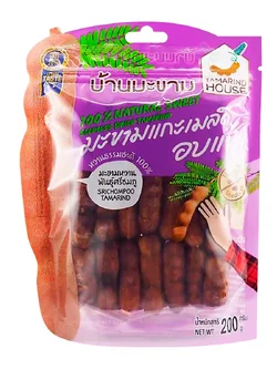 8854099005833 บ้านมะขาม มะขามแกะเมล็ดอบแห้ง200ก.