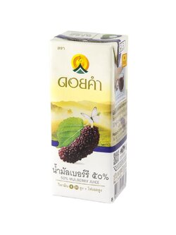 8850773110732 ดอยคำ น้ำมัลเบอร์รี่ 50% 200 มล