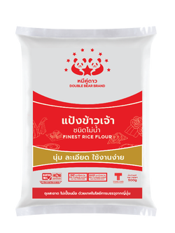 8852071011018 หมีคู่ดาว-แป้งข้าวเจ้า/แดง500ก.