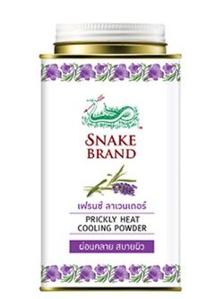 8852086001684 140g แป้งเย็นตรางู รีแล็กซิ่ง/ม่วง