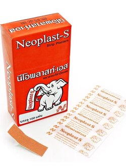 M-0050089 นีโอพลาสท์-เอส พลาสเตอร์ปิดแผล 8ชิ้น