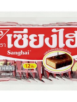 8852047111810 เซียงไฮ เวเฟอร์เคลือบครีมรสช็อกโกแลต 72กรัม
