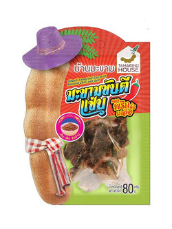 8854099004126 บ้านมะขาม มะขามขันตีแซ่บ คลุกพริกคั่วเกลือ 80ก.