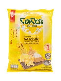8851004807209 ข้าวหอมญี่ปุ่นอบกรอบ โดโซะ รสคอร์นชีส 56 กรัม