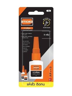 8851907310431 กาวร้อน STICKO ตราช้าง 5ก.
