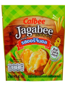 8851016211032 จากาบี้ มันฝรั้งแบบแท่ง รสออริจินอล 40ก.