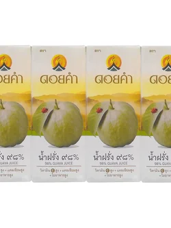 8850773510068 ดอยคำ น้ำฝรั่ง 98% 200มล. (แพค)