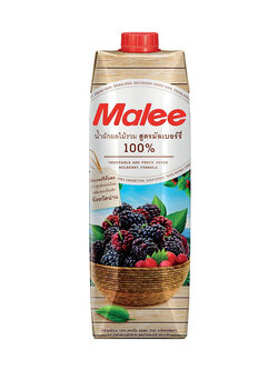 8853333017397 น้ำผักผลไม้รวม สูตรมัลเบอร์รี่100%ตรามาลี 1000มล.