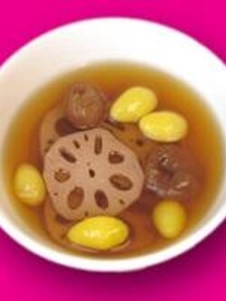 8853121000341 รากบัวเเปะก๊วยน้ำลำไย (กล่อง)