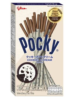 8851019010021 กลูลิโกะป๊อกกี้ คุกกี้แอนด์ครีม 45g
