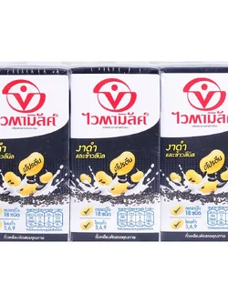 8851028001454 300ml.ไวตามิ้ลค์UHT-งาดำและข้าวสีนิล (แพค3กล่อง)