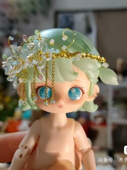 ob11发饰 冠冕 簪子 gsc 粘土头娃用 迷你发簪古风头饰璎珞