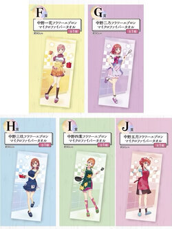 ผ้าขนหนู อิจิกะ -เจ้าสาวผมเป็นแฝดห้า[The Quintessential Quintuplets F Prize -Microfiber Towel- Ichika]