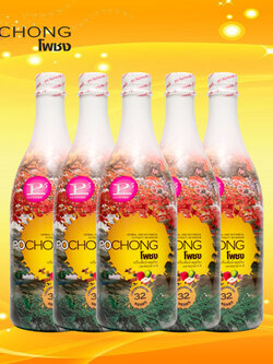 เครื่องดื่มสมุนไพร โพชง Pochong เครื่องดื่มบำรุงสุขภาพ ใหญ่ 5 ขวด พร้อมของแถม