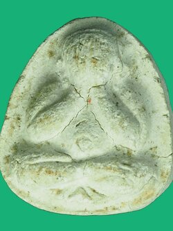 A5762 พระปิดตาหลังยันต์ หลวงพ่อแก้ว วัดช่องลม สมุทรสาคร เนื้อผง 79