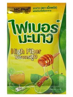 8859017612247 แม็คพลัส ไฟเบอร์มะนาว แบบซอง 18 ก.