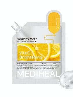 8809936741351 เมดิฮีล สลีปปิ้ง มาสก์ ไวต้า ซี ไบรท์เทนนิ่ง 20 มล
