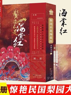 《鬓边不是海棠红》全套2册 水如天儿 电视剧原著全集 民国时期爱情原版言情小说晋江文学城青春文学实体书籍鬓边 不是 海棠红