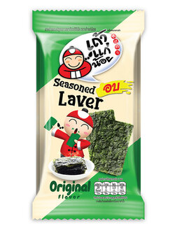 8858702425209 เถ้าแก่น้อย สาหร่ายอบปรุงรส รสออริจินัล 4ก.