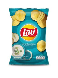 8850718819515 มันฝรั่งแผ่นอบกรอบ เลย์ รสซาวครีมและหัวหอม 40 กรัม