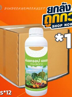 (กดสั่งครั้งละ 1 ลัง!ยกลัง*12ขวด) ฟอลครอป เอแอล : 1 ลิตร ธาตุอาหารพืชที่ช่วยสร้างภูมิคุ้มกันโรคพืช
