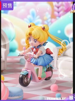 猴子gk 森林兔 美少女小摩托第一弹 月野兔 手办雕像