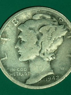 B2536 เหรียญกษาปณ์ ประเทศสหรัฐอเมริกา เนื้อเงิน 16