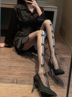 ถุงน่องตาข่าย ถุงน่องคอสเพลย์ ถุงน่องดำ