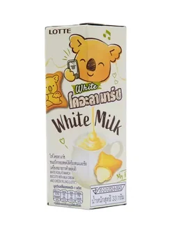 8852008304879 บิสกิตรูปแบบตัวการ์ตูนรูปโคอะลา ลอตเต้ ไส้สไวท์มิลค์ชีส โคอะลามาร์ช 33 กรัม