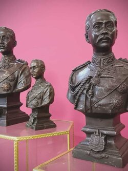 582.พระบรมรูปหล่อครึ่งพระองค์ในหลวงรัชกาลที่5 พระบาทสมเด็จพระปรมินทรมหาจุฬาลงกรณ์ พระจุลจอมเกล้าเจ้าอยู่หัว