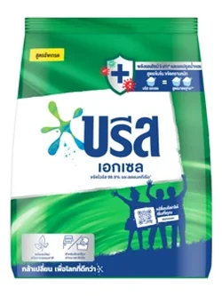 8851932377478 บรีสเอกเซล สูตรเข้มข้น สีเขียว 1300กรัม