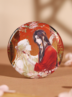 BEMOE《天官赐福》动画 吹影镂尘系 列 双人马口铁徽章 （badge)