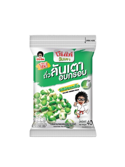 8852023004204 โก๋แก่ ถั่วลันเตา อบกรอบ รสอบเกลือ40 ก.