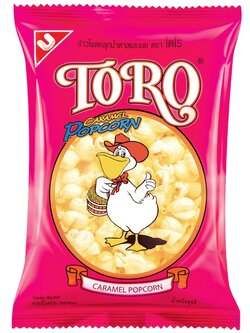 8852047326214 ข้าวโพดอบกรอบ โตโร่ รสคาราเมลป๊อปคอร์น 48 กรัม