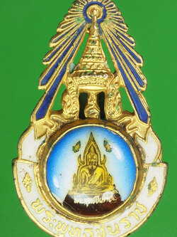 A237 เข็มกลัดพระพุทธชินราช ไม่ทราบปี ลงยากระหลั่ยทอง 54